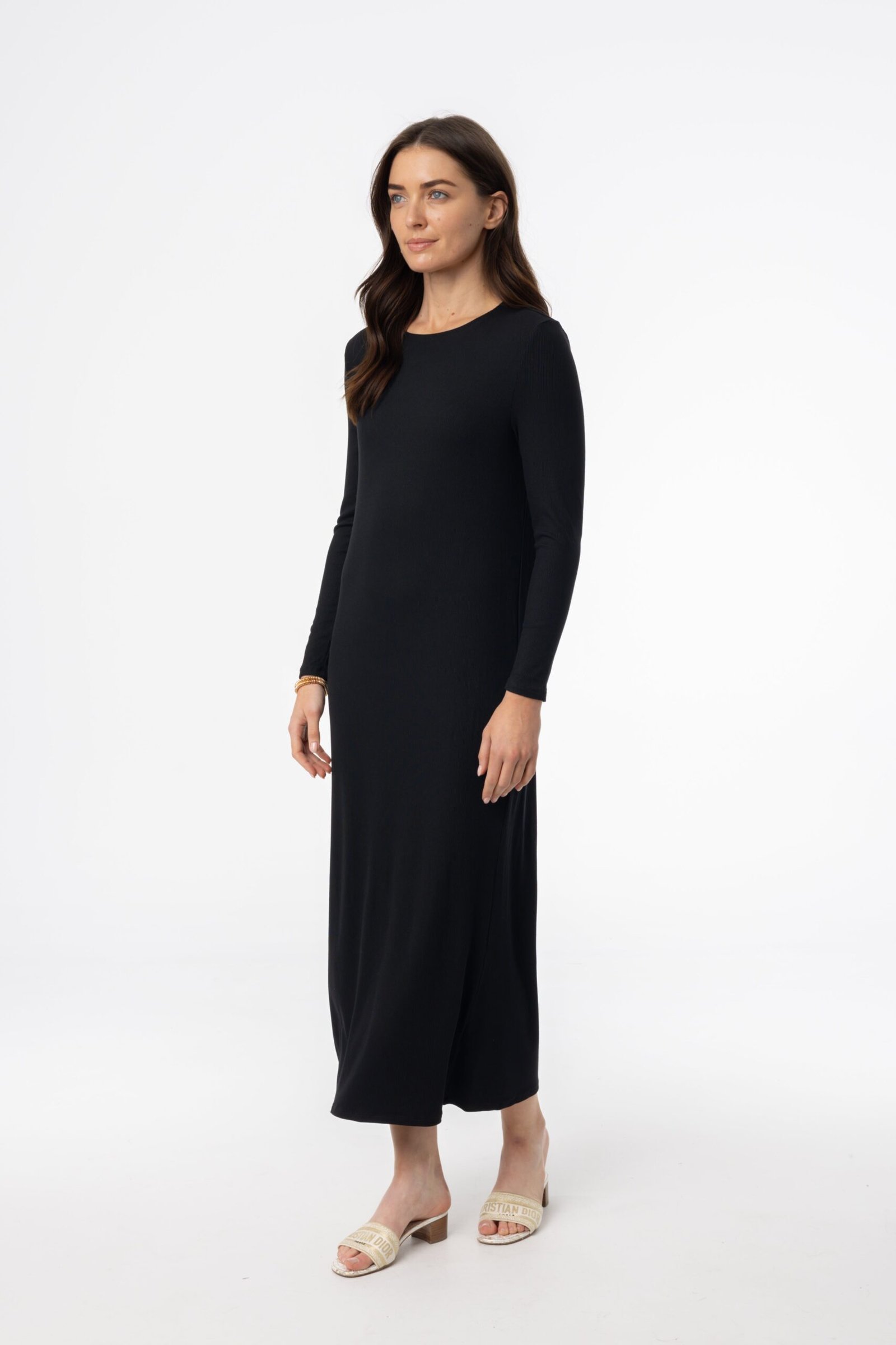 Black Basic Maxi - Image 2